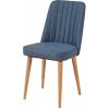 Jedálenská stolička Vina Dark Blue and Atlantic Pine