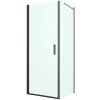 Súprava sprchové dvere Oltens Rinnan 21207300, stena sprchovacieho kúta Oltens Hallan 22100300