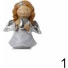 Anjel so srdcom polyrez 12x7x14cm 225182S - Dekorácia