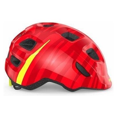 Helma na bicykel MET prilba HOORAY červená zebra lesklá XS (8015190280103)