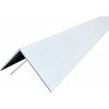 Predĺžený F profil na hr. 10mm z hliníku strieborný elox 2000 mm 1 ks