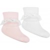 MILUSIE Kojenecké ponožky B2209/54 ružová 10-13(7-8)
