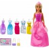 LEAN Toys 24485 Bábika Anlily – 8 šiat, topánok a kabeliek, 17 dielov