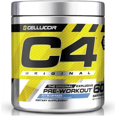 Cellucor C4 Original Pre-Workout, Ice Blue Raspberry - 390 g