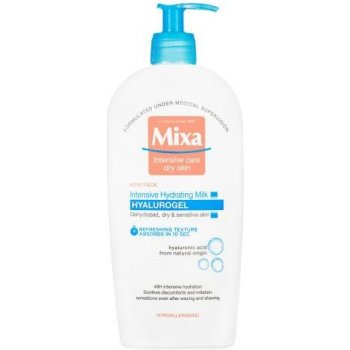 Mixa Ľahké hydratačné telové mlieko pre suchú a citlivú pokožku Hyalurogel (Intensive Hydrating Milk) 400 ml