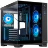 CHIEFTEC skříň VISIO, ATX, 1x USB-C 3.2, 2x USB 3.0, 6x 120mm ARGB Fan, černá (GM-30B-TG-OP)