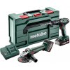 Metabo 685205500 - Combo Set 2.4.4 18 V - AKU stroje v súprave, 18V, metaBOX 165 L, SB 18 + W 18 L 9-125