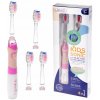 Sonická zubná kefka pre deti SEAGO 1xAAA 1,5V 3 nástavce SG-977 Pink
