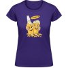 Akciové Dámske Tričko Soft-Style Gildan - Pivný motív - Na zdravie - Purple - M - Dámske