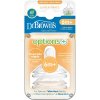 Dr.Browns náhradné silikon cumlíky pre dojčenské fľašky options Wide Neck stupeň 3 BPA Free 2 ks WN3201
