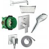 Hansgrohe Vernis Shape - set 2 - chrómový podomietkový sprchový systém