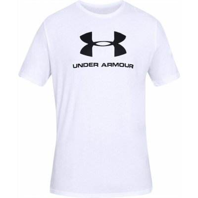 Under Armour Men's UA Sportstyle Logo Short Sleeve white black