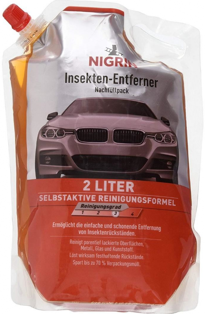NIGRIN Insekten-Entferner, 2 Liter Nachfüllpack