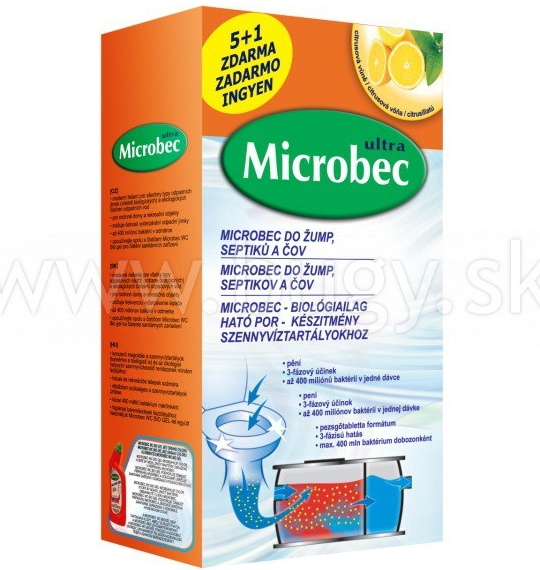 Bros - Microbec Ultra do žump, septiků a ČOV 5+1 zdarma 25 g