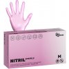 Espeon Nitrilové rukavice NITRIL SPARKLE 100 ks, nepudrované, perleťovo ružové, 4.0 g Veľkosť: M
