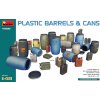 MiniArt Plastic Barrels & Cans 1/48