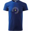 Tachometer cíti sa - 40 rokov - Klasické pánske tričko vyššej gramáže - M ( Kráľovská modrá )
