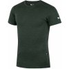Zulu Pánske tričko Merino 160 Short tmavozelená