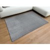 Kusový koberec Lounge šedý Kruh 200 cm průměr