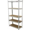 AHProfi Policový regál, 5 políc, 900 x 400 x 1800 mm - AH3001