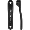 Kľučka ľavá FORCE C8.3 Al 152mm, čierna