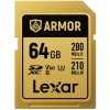 LEXAR SDXC 64GB ARMOR Gold UHS-II U3 Stainless Steel