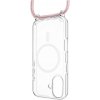 Fixed MagPure Neck puzdro s ružovou šnúrkou na krk pre Apple iPhone 16 Plus FIXPUNM-1401-PI