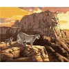 Zuty – Maľovanie Podľa Čísel – Puma, Skaly A Západ Slnka (D. Rusty Rust), 40 × 50 cm, Plátno + Rám 8596530164135