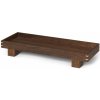 Ferm Living Drevený podnos Bon X Small Smoked Oak