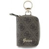 Kľúčenka Guess PU 4G Script Logo Brown