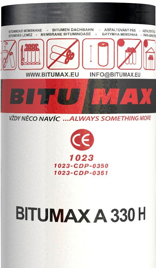 Bitumax Asfaltová lepenka A 330 H, 20 m², 000001