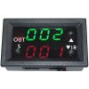 Časový spínač 0-999sec, 0-999min, 0-999hod s dvoma časmi čierny