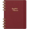 Moleskine Undatierter Life Kalender Mit Spiralbindung, Xl, Wochen-Monatskalender, Fester Einband, Crush Cherry