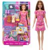 Barbie Pyžamo párty s psíkmi Sada HXN01