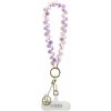 Univerzálny popruh na ruku Guess Crystals 4G Charm ružový