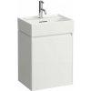 Laufen Lani skrinka 43.5x33x51.5 cm závesná kúpeľňová skrinka pod umývadlo biela H4039111122611