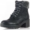 Dámske kožené zimné čierne čižmy Klondike Wh-353H13 black 40