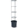 PROSPERPLAST Kvetináč na pestovanie paradajok TOMATO GROWER antracit 29,5 cm (max. výška: 115,2 cm) Veľkosť: M