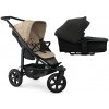 TFK Mono3 2v1 Sand Combi carrycot + Seat unit Nafukovacie kolesá Hlboká vanička Anthracite with Red Higlights