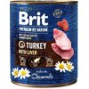BRIT Dog Premium by Nature Turkey with Liver konzerva 800g