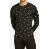 Icebreaker Merino 200 Oasis LS Crewe Snow Day AOP Black/Perid/Aop