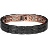 Medený magnetický náramok 13 mm - čierny