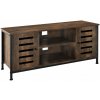 tectake 404716 televízny stolík carlow 110x41,5x50,5cm - industriálne drevo tmavé, rustikálne