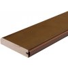 MPkovania TD - DREVENÝ PRAH S TESNENÍM - BUK ORECH SVETLÝ, 80 cm, 15 cm, BUK 10 - Morenie orech svetlý lakovaný