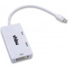 VHBW Adaptér z Mini DisplayPort na VGA / DVI / HDMI - neoriginálne
