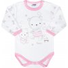 Dojčenské body New Baby Bears ružové 50