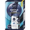 Nivea Men NIVEA MEN Sensitive sprchový gél pre mužov 250 ml + NIVEA MEN Invisible Black & White antiperspirant v spreji 150 ml + NIVEA MEN Original krém pre mužov 30 ml kozmetická sada