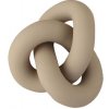 Cooee Design Dekoračný uzol Knot Table pieskový malý