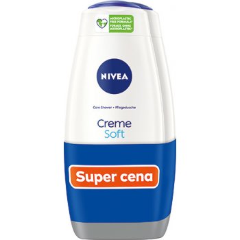 Nivea Creme Soft sprchový gél 2 x 500 ml darčeková sada