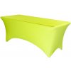 TENTino Elastický poťah STANDARD na skladací stôl 240x76 cm VIAC FARIEB Farba obrusu: SVIETIVO ŽLTÁ / YELLOW